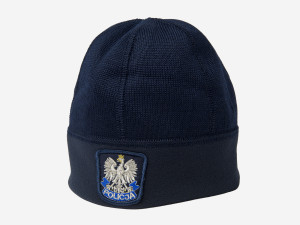 Czapka policyjna zimowa polarowa bez napisu - 56-57