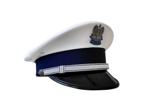 Czapka policyjna dla drogówki - nowy wzór - dla oficerów - 60