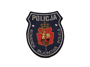Naszywka policyjna tarcza - warszawskie rejonówki - I