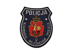 Naszywka policyjna tarcza - warszawskie rejonówki - V