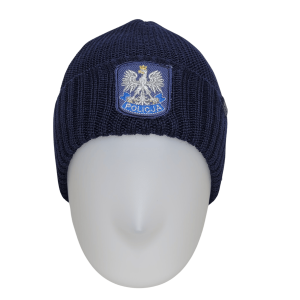 Czapka policyjna zimowa - premium