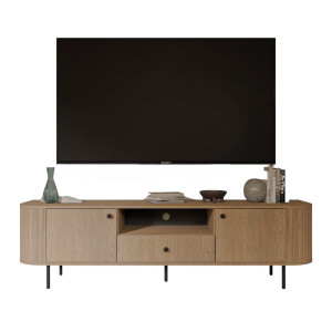 Szafka pod telewizor dąb cremona szeroka 180 cm ZANTO
