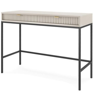 Designerska toaletka kaszmirowa z 2 szufladami FLORS