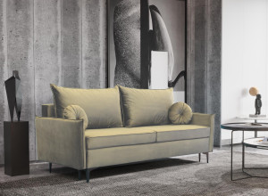 Nowoczesna sofa do salonu LEO beżowy