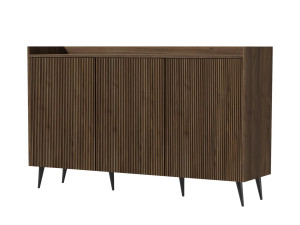 Elegancka komoda orzechowa w stylu japandi TWINKL