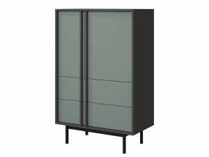 Designerska wysoka komoda z szufladami MALTS