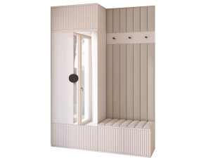 Designerska garderoba z lustrem do przedpokoju PUENTE