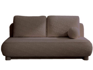 Brązowa kanapa bez podłokietników z funkcją spania COMFY
