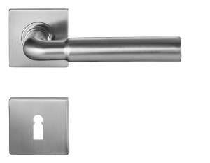 Q16C - Bauhaus Türgriff Edelstahl massiv