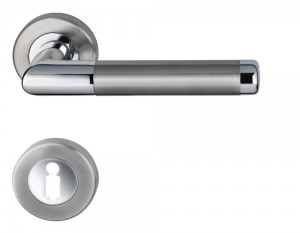 BC06 Türklinke bicolor Edelstahl chrom