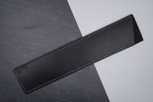 Knife Art Klingenschutz Leder - Groß B (Sujihiki) - Blau