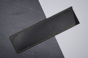 Knife Art Klingenschutz Leder - Groß A (Gyuto) - Gelb