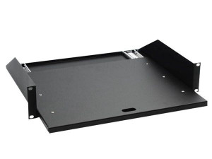Rack-Ablage 19" 2HE mit Auszugsschienen