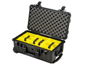 Peli Case 1510 mit Trennwand-Set schwarz
