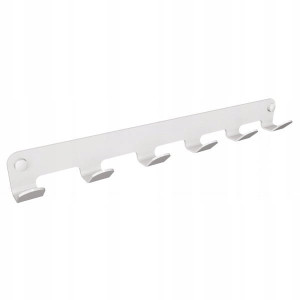 Wieszak 6-hakowy TECHNIC BIAŁY 329/B