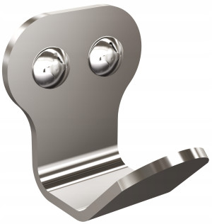 Wieszak łazienkowy 1-hakowy INOX polerowany ANDEX TECHNIC