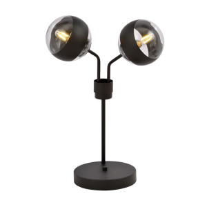 Lampka nocna NOVA LN2 Czarna z paskiem