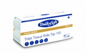 Papier toaletowy Excellence, 3 warstwy, kolor biały, celuloza, długość 15,5m, 8 rolek/op