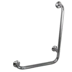 Poręcz dla niepełnosprawnych kątowa prawa 75/75 cm fi 32 mm Stal nierdzewna