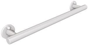 Uchwyt prysznicowy ANDEX dla osób starszych i niepełnosprawnych 47 cm biały stal nierdzewna
