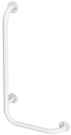 ANDEX Uchwyt kątowy prawy 60 x 30 cm biały