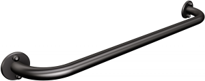 Uchwyt naścienny prosty 60 cm fi 25 czarny MAT