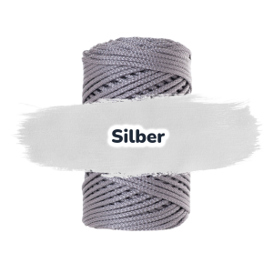 Polypropylen Kordel 5mm 100m - Silber