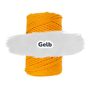 Polypropylen Kordel 3mm 100m - Gelb