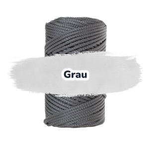 Polypropylen Kordel 3mm 100m - Grau