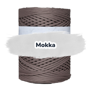 Flache Polyester Kordel 2mm 250m - Mokka (05)