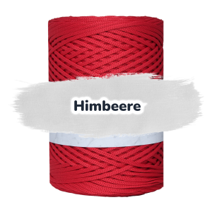 Flache Polyester Kordel 2mm 250m - Himbeere (13)