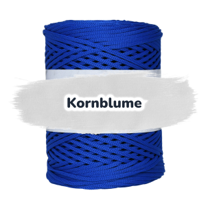 Flache Polyester Kordel 2mm 250m - Kornblume (15)