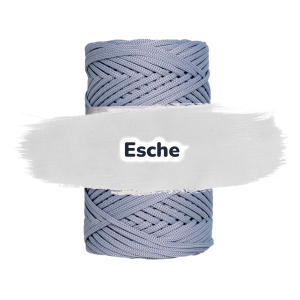 Flache Polyester Kordel 3mm 100m - Esche (09)