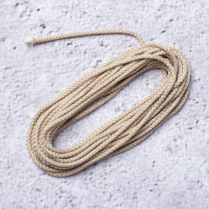 Polypropylen Kordel 5mm 100m (Schwingstab) - Hellbeige