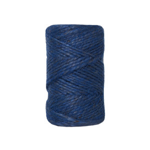 Jutegarn 40m/100g - Durchmesser 2mm - Blau