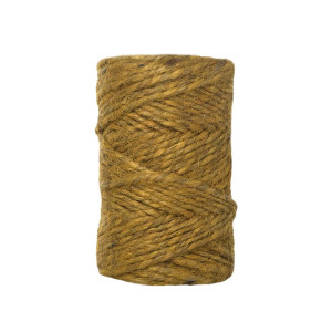 Jutegarn 40m/100g - Durchmesser 2mm - Gelb