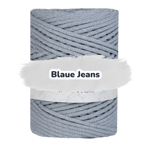 Baumwollkordel 5mm - Baumwollkern -100 m - Blue Jeans (815)