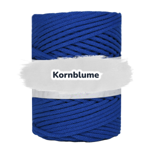 Baumwollkordel 5mm - Baumwollkern -100 m - Kornblume (490)