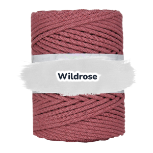 Baumwollkordel 5mm - Baumwollkern -100 m - Wildrose (320)
