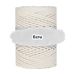 Baumwollkordel 5mm - Baumwollkern -100 m - Ecru (050)