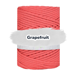 Baumwollkordel 5mm - Baumwollkern -100 m - Grapefruit (375)