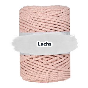 Baumwollkordel 5mm - Baumwollkern -100 m - Lachs (330)