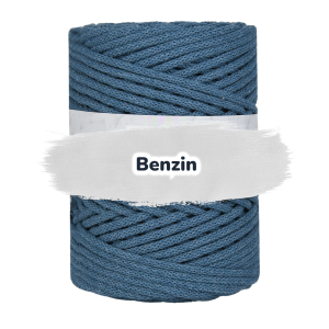 Baumwollkordel 5mm - Baumwollkern -100 m - Benzin (810)