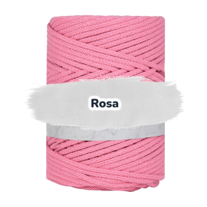 Baumwollkordel 5mm - Baumwollkern -100 m - Rosa (300/1)