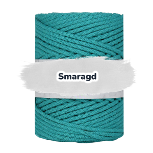Baumwollkordel 5mm - Baumwollkern -100 m - Smaragd (630)