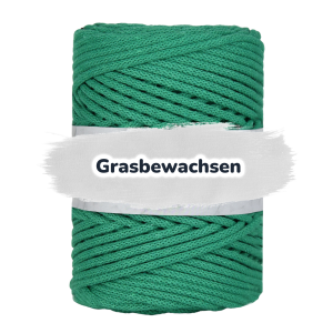 Baumwollkordel 5mm - Baumwollkern -100 m - Grasig (650)