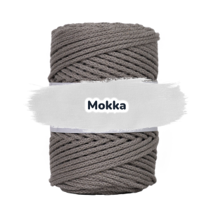 Baumwollkordel 5mm - ohne Kern -100 m - Mokka (700)