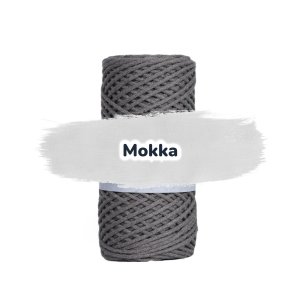 Baumwollkordel 2mm - Baumwollkern- 100 m - Mokka (700)