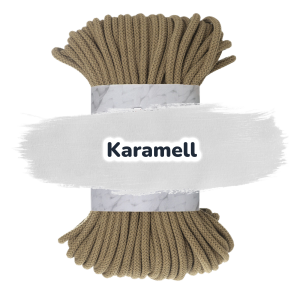 Baumwollkordel 7mm - 50 m - Karamell (705)
