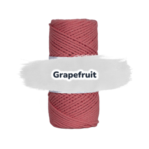 Baumwollkordel 2mm - Baumwollkern- 100 m - Grapefruit (375)